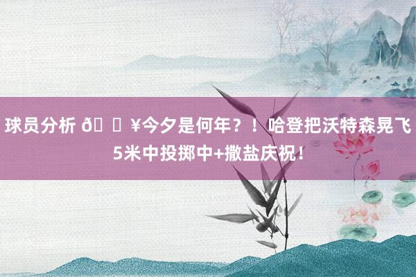 球员分析 💥今夕是何年？！哈登把沃特森晃飞5米中投掷中+撒盐庆祝！