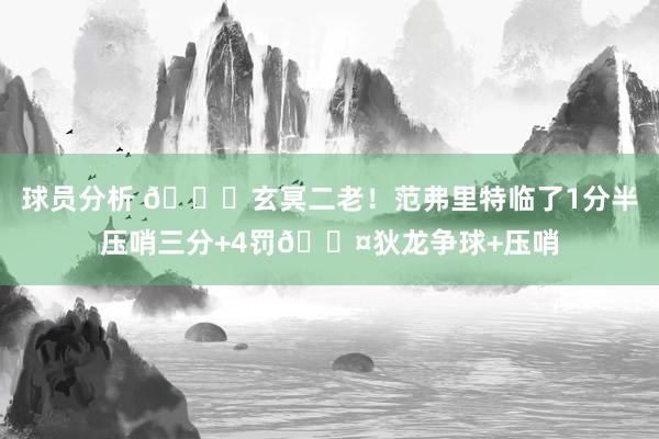 球员分析 🚀玄冥二老！范弗里特临了1分半压哨三分+4罚😤狄龙争球+压哨