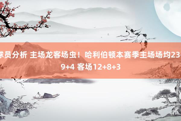 球员分析 主场龙客场虫！哈利伯顿本赛季主场场均23+9+4 客场12+8+3