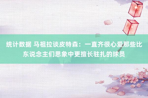 统计数据 马祖拉谈皮特森：一直齐很心爱那些比东说念主们思象中更擅长驻扎的球员