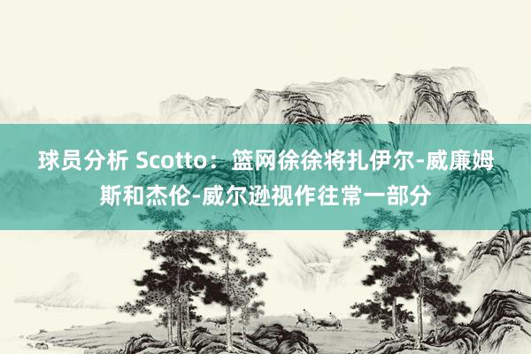 球员分析 Scotto：篮网徐徐将扎伊尔-威廉姆斯和杰伦-威尔逊视作往常一部分