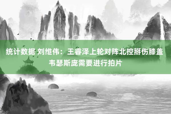 统计数据 刘维伟：王睿泽上轮对阵北控掰伤膝盖 韦瑟斯庞需要进行拍片